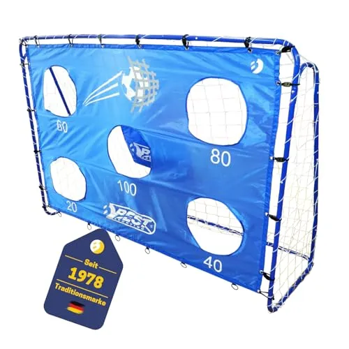 Best Sporting Fußballtor mit Torwand - 213cm x 152cm - Fußballtor für Kinder, vielseitig einsetzbar mit wetterbeständigem Design und einfacher Montage in nur 15 Minuten.