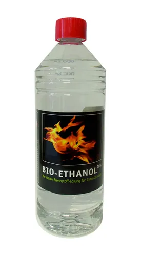 Bio-Ethanol 96% - Hochprozentiger Alkohol für vielfältige Anwendungen - Brennstoffe: 1 Liter Bio-Ethanol, ideal für umweltfreundliches Heizen und Kochen, hoher Reinheitsgrad für optimale Leistung.
