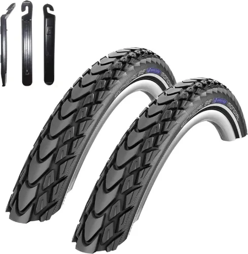 Schwalbe Marathon Mondial Performance Fahrradreifen RaceGuard E-25 Fahrrad Mantel Decke 37-622 (28 x 1,40