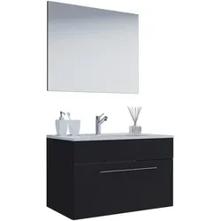 VCM my bath Badmöbel-Set Badinos 914812 schwarz von MID.YOU