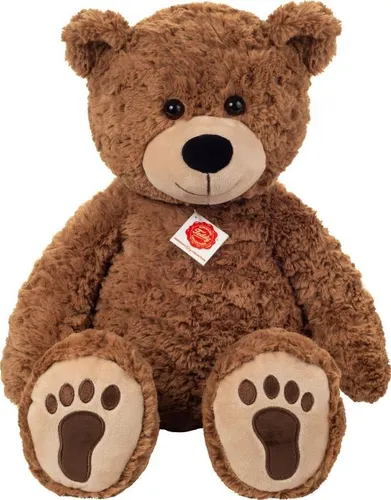 Teddy Hermann 91320 Teddy braun 55 cm - Stofftier & Teddybär, kuscheliger Plüschbär in Premium-Qualität, perfekt für Kinder ab 0 Monaten, waschbar und sicher gemäß EU-Richtlinien, ideal zum Spielen und Kuscheln.