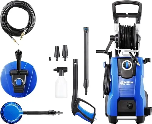 Nilfisk E 145.4-9 PAD X-tra Hochdruckreiniger in blau von Nilfisk