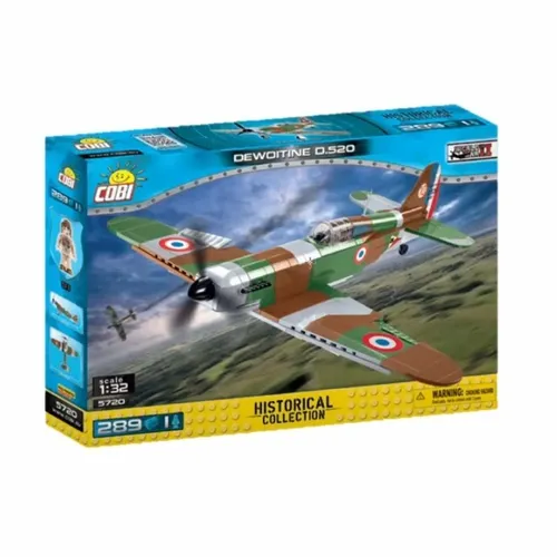 COBI 5720 Dewoitine D.520 C1 Bausatz 289 Teile / 1 Figur   NEU / OVP