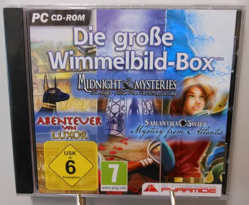 Die große Wimmelbild Box PC Spiel Software CD-ROM Drei spannende Abenteuer #T207