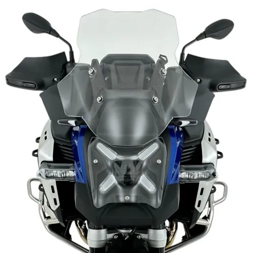TOURING Hohe Windschutzscheibe für BMW R1300GS STD ADV 2023-2026 - Windschutzscheibe für Offroad- und Straßenmotorräder, aus robustem Polycarbonat für optimalen Schutz und Sicht. Ideal für lange Touren.