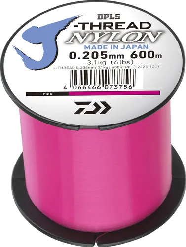 Daiwa J-THREAD 0.405mm 12.5kgs 600m Pink in pink von DAIWA