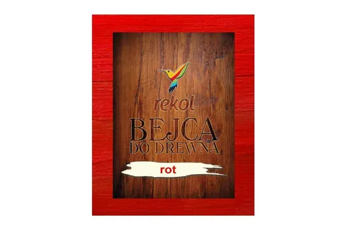 rekol Kreativset Holzbeize Möbelbeize Trockenbeize Beize Pulverbeize f. 2-3m², (1 Tüte á 18g), rot
