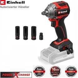Einhell Akku-Schlagschrauber TP-CW 18/260-C Li BL - 260 Nm Leistung - Schlagschrauber für kraftvolle Schraubarbeiten, besonders kompakt und leicht mit nur 0,95 kg. Ideal für Reifenwechsel und kompatibel mit Power X-Change Akkus.