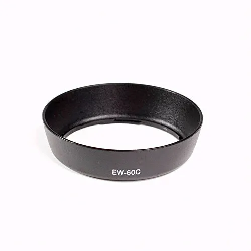 Gegenlichtblende EW-60C Sonnenblende Kompatibel mit Canon EF-S 18-55mm Lens Hood