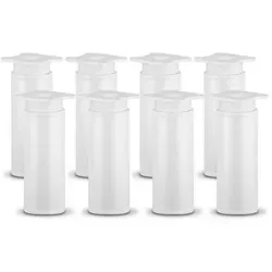 Sossai 8er Set moderne runde Möbelfüße in Weiß 100mm in weiß von Sossai