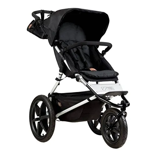 Mountain Buggy Terrain 3 Kinderwagen Onyx - Geländegängig & Praktisch - Kinderwagen mit 5-Punkt-Sicherheitsgurt, verstellbarer Rückenlehne und praktischen Extras. Ideal für Abenteuer in der Natur und Stadtleben.