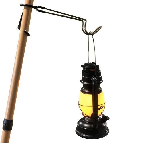 CAMPGURU Zeltstangen Klemmhaken Lampen Halter Haken Camping Laternen Klemme