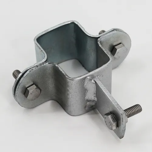 Schelle für Z-Profil Pfahl Wildzaun Forstzaun Knotengeflecht Weidezaun 1