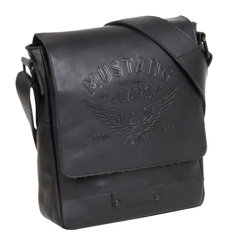 MUSTANG Umhängetasche Valencia - Stilvolle schwarze Tasche mit Reißverschluss-Rückfach - Handtaschen mit praktischem Reißverschluss-Rückfach und verstellbarem Schulterriemen, ideal für den täglichen Gebrauch.