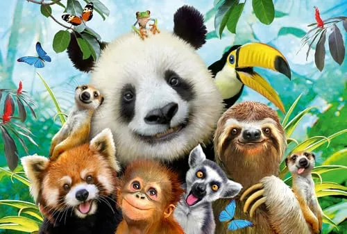 Schmidt Spiele 56359 Einfach tierisch, Kinderpuzzle, 200 Teile