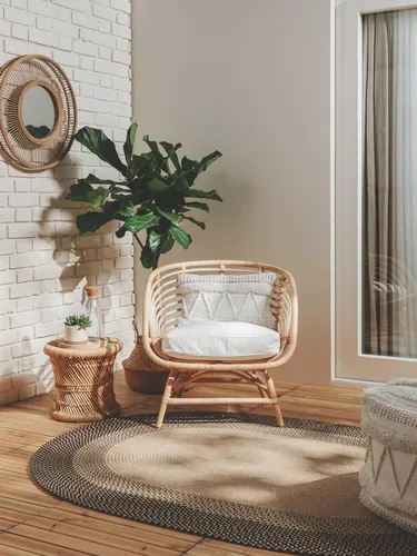 benuta Nest In- & Outdoor-Teppich Nandi Braun 140x200 cm - Vielseitiger Teppich für Balkon, Terrasse und Garten – bringt Stil und Gemütlichkeit in dein Zuhause. Ideal für drinnen und draußen, robust und pflegeleicht.