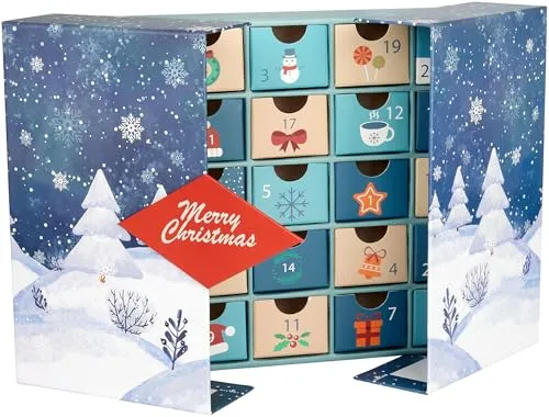 BRUBAKER Adventskalender zum Befüllen 2025 von BRUBAKER