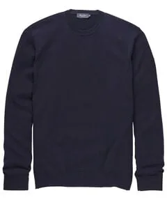 Maerz Herren Pullover 490500 - Stilvoller Komfort in Blau - Pullover für Herren, Größe 50, aus hochwertiger Wolle für optimale Wärme und Tragekomfort, ideal für kühle Tage.