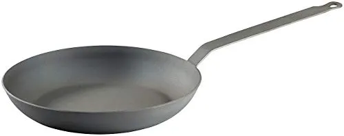 Tornwald-Schmiede Schmiedepfannen: Kaltgeschmiedete Bratpfanne mit 4,5 cm hohem Rand, Ø 24 cm (Schmiedeisen Pfannen, kalt Geschmiedete Eisen-Pfanne, Grillplatten)