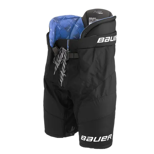 Hose Bauer Performance Senior - Schwarze Eishockey-Hose für Senioren, Größe L. Ideal für Spieler, bietet optimalen Schutz und Bewegungsfreiheit auf dem Eis. Perfekt für den professionellen Einsatz im Eishockey.