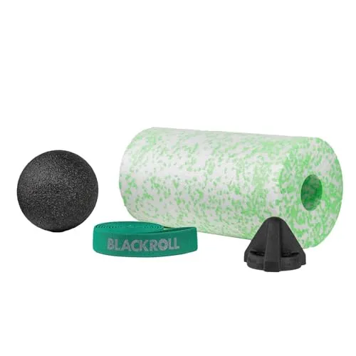 Blackroll Rücken - Back Box Set - Faszienrollen-Set mit 4 BLACKROLL Produkten zur effektiven Bekämpfung von Rückenschmerzen und exklusivem Zugang zu Online-Training für Regeneration und Mobilisation.