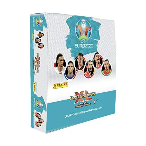 Panini UEFA Euro 2020 Adrenalyn XL Display - OVP Trading Card Displays mit 24 Boostern, ideal für Sammler und Fußballfans, um die besten Spieler der Euro 2020 zu sammeln.