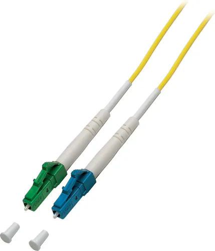 ProfiPatch Glasfaserkabel LWL Patchkabel Simplex LC/APC-LC Singlemode 9/125µ OS2 LSZH Lichtwellenleiter 2m