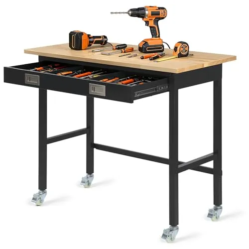 VEVOR Werkbank 1220x610 mm – Multifunktionstisch mit 680 kg Tragkraft