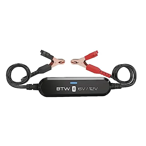 Toolit BTW Kfz-Batterietester 6 V/12 V - Autobatterien und Lichtmaschine prüfen, Bluetooth-fähig für einfache Nutzung auf Smartphone oder Tablet, ideal für Fahrzeugflotten.