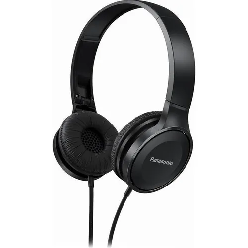 Panasonic RP-HF100E On-Ear Kopfhörer - Kabelgebundene On-Ear Kopfhörer mit 3,5 mm Stecker für klaren Sound und hohen Tragekomfort, ideal für Musikliebhaber.