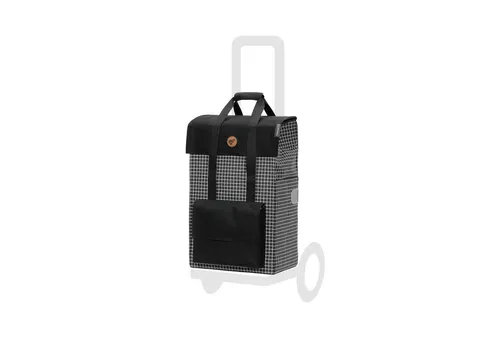 Andersen Einkaufstrolley Tasche Hedda schwarz - Einkaufstaschen & Einkaufstrolleys, wasserabweisend und leicht mit nur 1 kg, ideal für den täglichen Einkauf