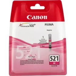 Atramentová náplň Canon CLI-521 pre MP 540/620/630/980/iP 3600/4600 magenta (460 str.)