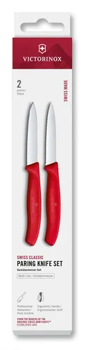 VICTORINOX Gemüsemesser Swiss Classic 8 cm, rot 6.7691.2C1 in rot von Victorinox