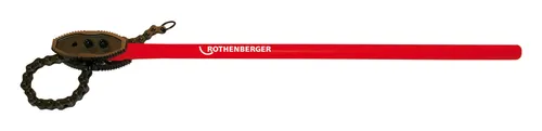 Rothenberger Kettenrohrzange 4 - 7.0244 - Robuste Rohrzange für präzises Greifen und Drehen von Rohren, ideal für Installateure und Heimwerker.