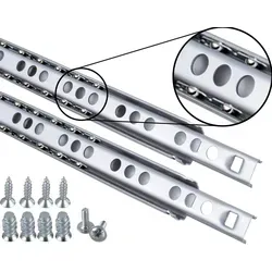 ID Dinkel Schubladenschienen 2 STÜCK Teilauszug Rollenauszug Kugelführung H 17 L 310 mm