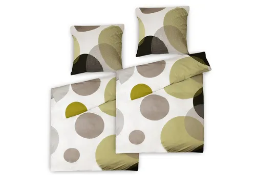 Beautissu Bettwäsche Nela, Baumwolle, 4 teilig, 4 tlg. Renforcé Bettgarnitur 220x155cm