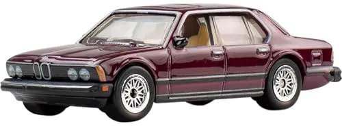 Hot Wheels Stranger Things 1983 BMW 733i Premium Spielzeugauto 1:64, Druckguss-Nachbildung aus beliebten Filmen, TV-Shows
