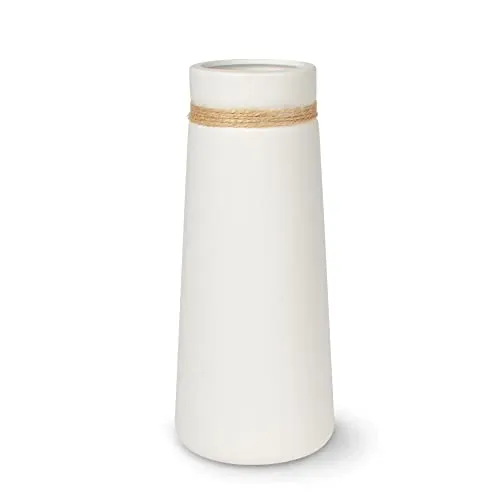 Flature Keramik Vase für Pampasgras - Boho Deko, 25cm Hoch - Vasen für frische und Trockenblumen, modernes Boho Design, ideal für stilvolle Wohnungsdeko und als Geschenk für besondere Anlässe.