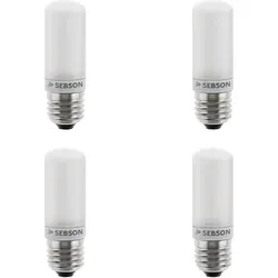 E27 LED Leuchtmittel warmweiß - 4x Lampe 4W 400lm 230V ersetzt 35W Birne SEBSON