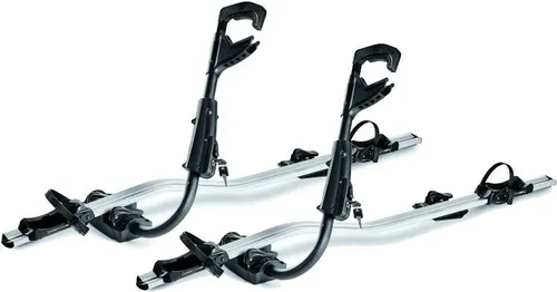 2x Fast Rider Alu Fahrradträger + Dachträger VDP Delta kompatibel mit Great Wall Hover (5 Türer) 2006-2012