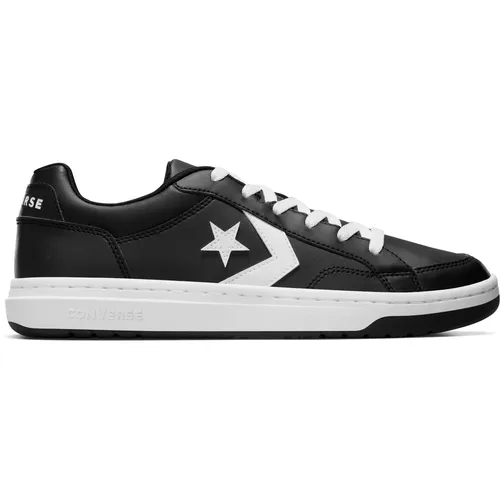 Converse Herren Pro Blaze V2 Ox Sneaker, Schwarz, 43 EU - Herren-Sneaker aus hochwertigem Leder, stylisch und komfortabel für den Alltag.