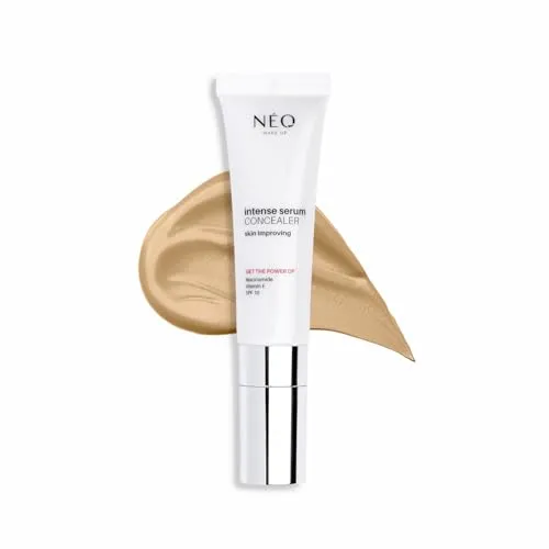 NEO MAKE UP Intense Serum​ Concealer - Beauty Highlighter - Concealer Augenringe - Augenpflege - Glow Up - Augenroller Cooler - Augencreme gegen Augenringe - Color Corrector - 03 Natural