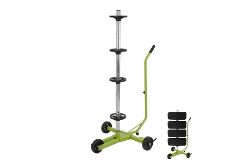 TRUTZHOLM Felgenbaum fahrbar - Reifenständer für 4 Reifen - Reifenzubehör mit integrierter Radbremse, platzsparend und bis 720 mm Reifenbreite, ideal für die sichere Lagerung von Reifen.