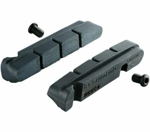 Shimano Bremsgummi R55C4 Carbon für Rennradbremsen Catridge Paar - NEU