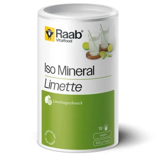 Raab Vitalfood® Iso Mineral Limette Pulver (600 g)