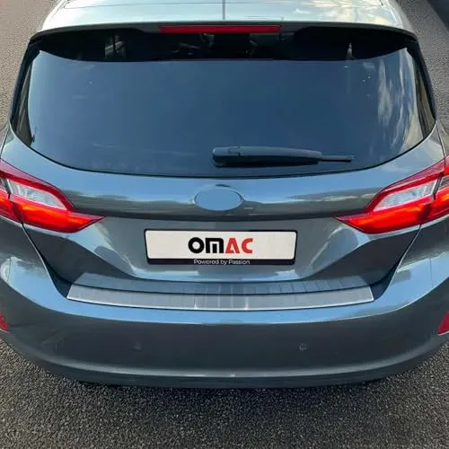 OMAC Ladekantenschutz für Ford Fiesta 2017-2024 - Abdeckblenden für Ford Fiesta, aus rostfreiem Edelstahl, bietet optimalen Schutz vor Kratzern und eine einfache, bohrfreie Installation.