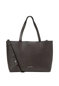 Shopper MARC O'POLO aus genarbtem Rindleder - Eleganter Shopper aus hochwertigem, natürlich genarbtem Rindleder mit praktischem Magnetverschluss und abnehmbaren Innenfächern. Ideal für stilbewusste Damen, Maße: 39cm x 28cm x 11cm.