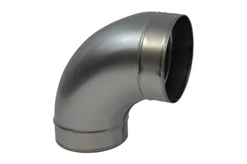 Bogen 90° NW 160mm, Wickelfalzrohr, Lüftung Rohr, Formteil