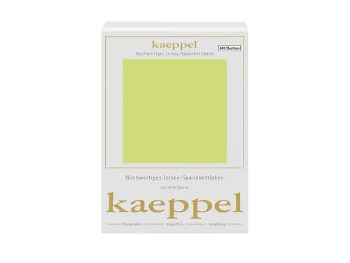 Kaeppel Spannbettlaken Single Jersey Mako Elasthan in blau von Kaeppel