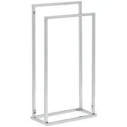 Beliani Handtuchständer in Silber